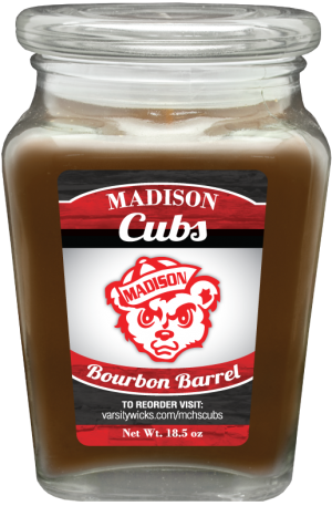 MCHS Cubs-Bourbon Barrel Candle