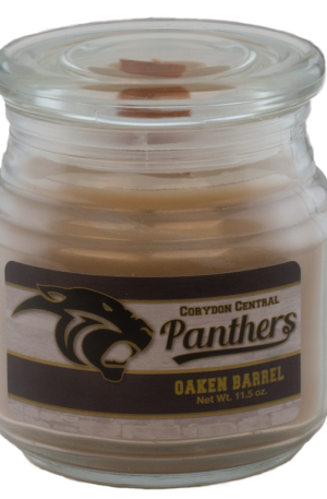 Corydon Central Panthers Candle - Oaken Barrel