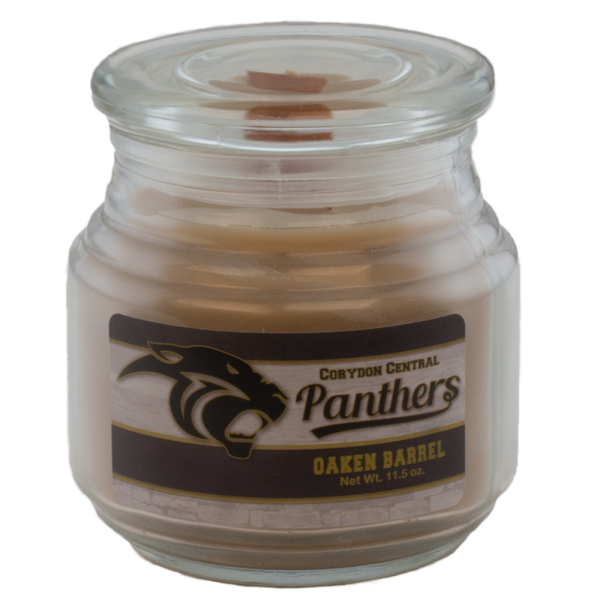 Corydon Central Panthers Candle - Oaken Barrel