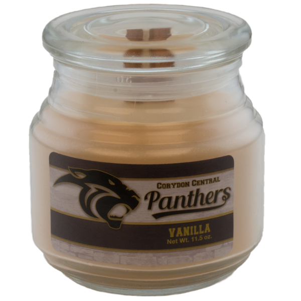 Corydon Central Panthers Candle - Vanilla